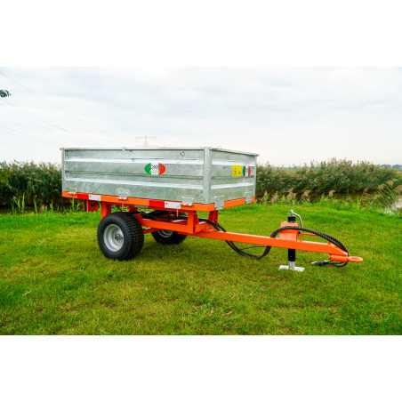 Kippanhänger Boxer HT12 – hydraulisch, 150 × 90 cm, klappbare Seitenwände