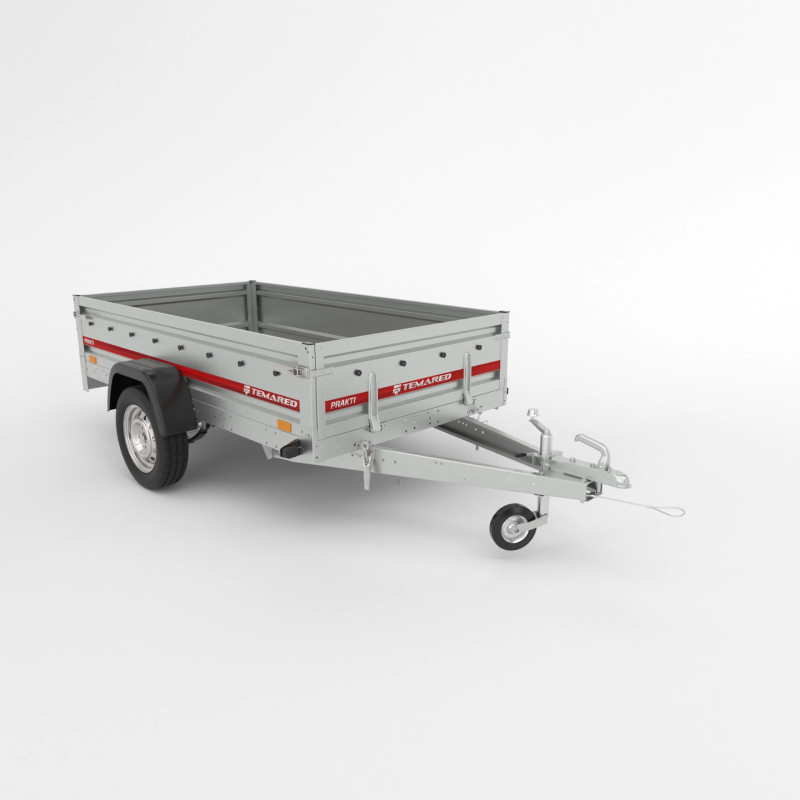 Kippanhänger Temared PRAKTI 2312/R – 750 kg zGG, für Baumaterial
