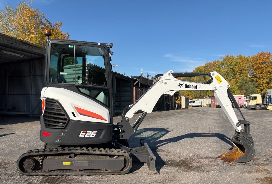 Minibagger Bobcat E26 (2023) – 980 Betriebsstunden