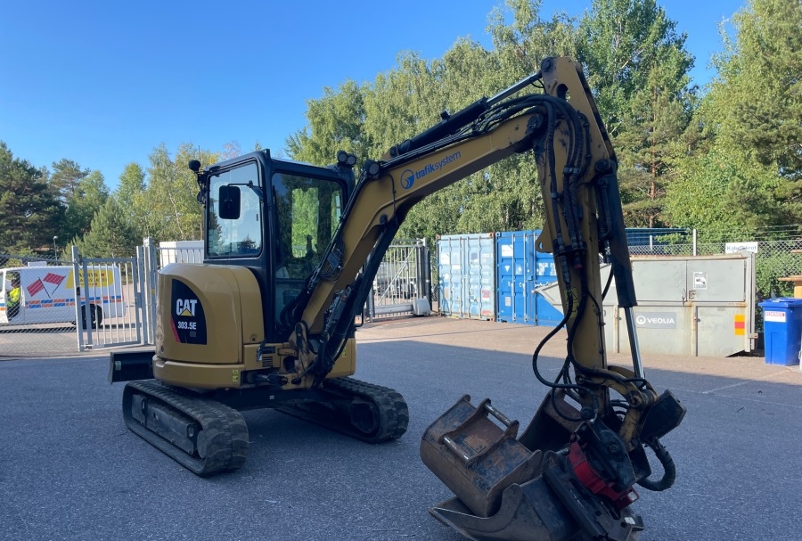 Minibagger Caterpillar 303.5E CR (2017) – 3,69 t – 1.069 Betriebsstunden