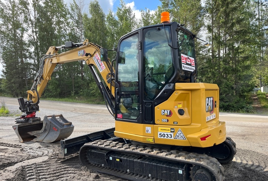 Minibagger Caterpillar 305CR (2022) – 5,1 t – 153 Betriebsstunden