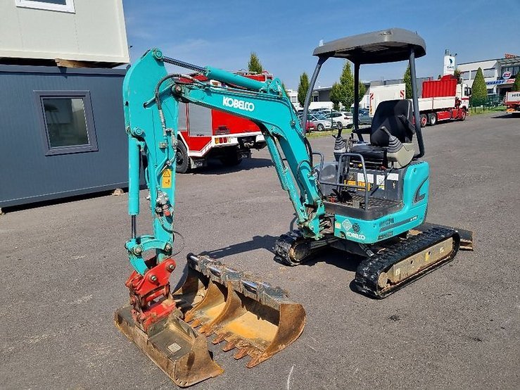 Minibagger Kobelco SK17 SR-3 (2018) – 1,7 t – 800 Betriebsstunden