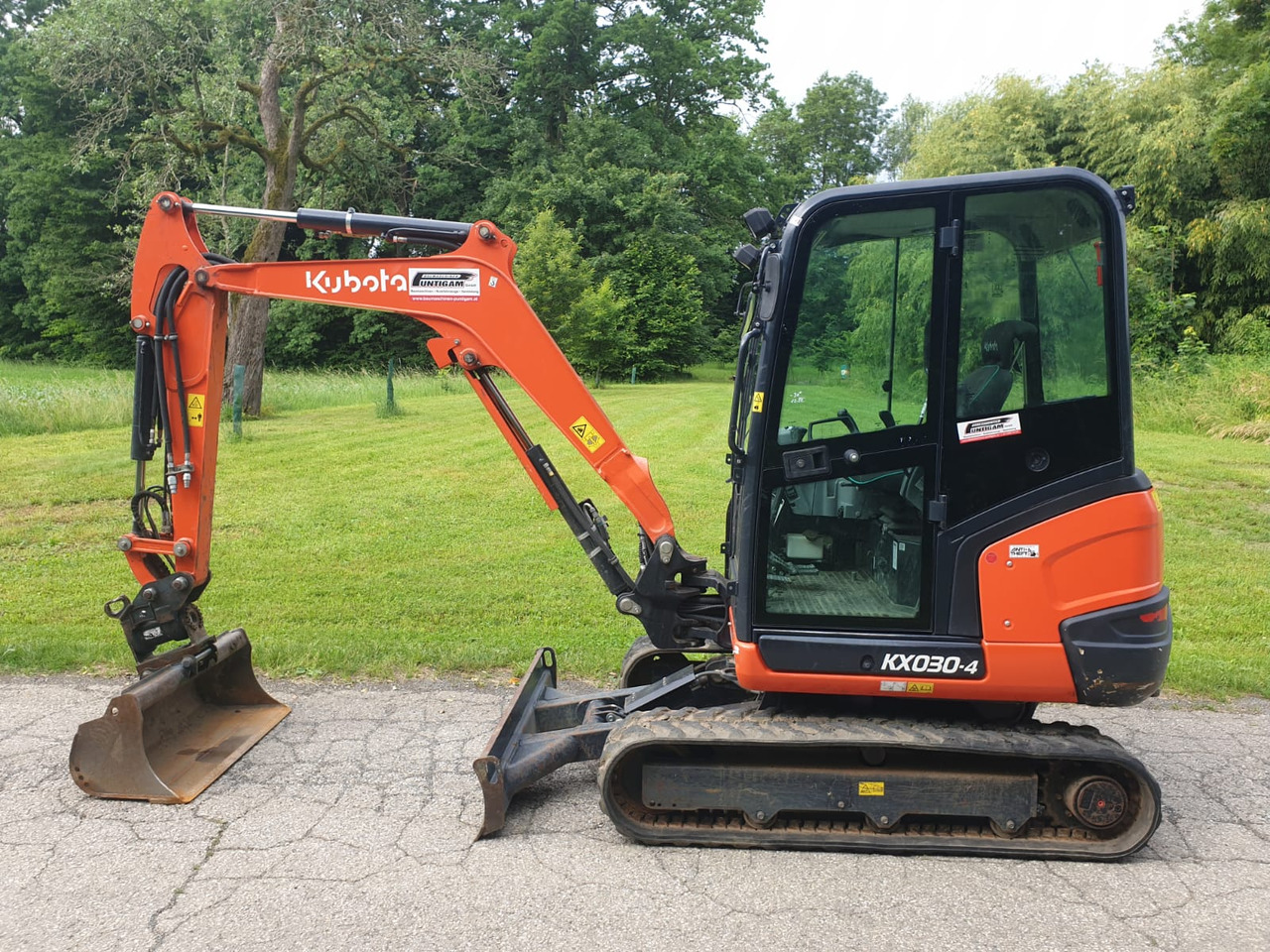 Minibagger Kubota KX030-4 (2021) – 2,87 t – 810 Betriebsstunden