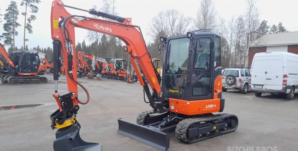 Minibagger Kubota U36-4 (2022) – 3,6 t – 13 Betriebsstunden
