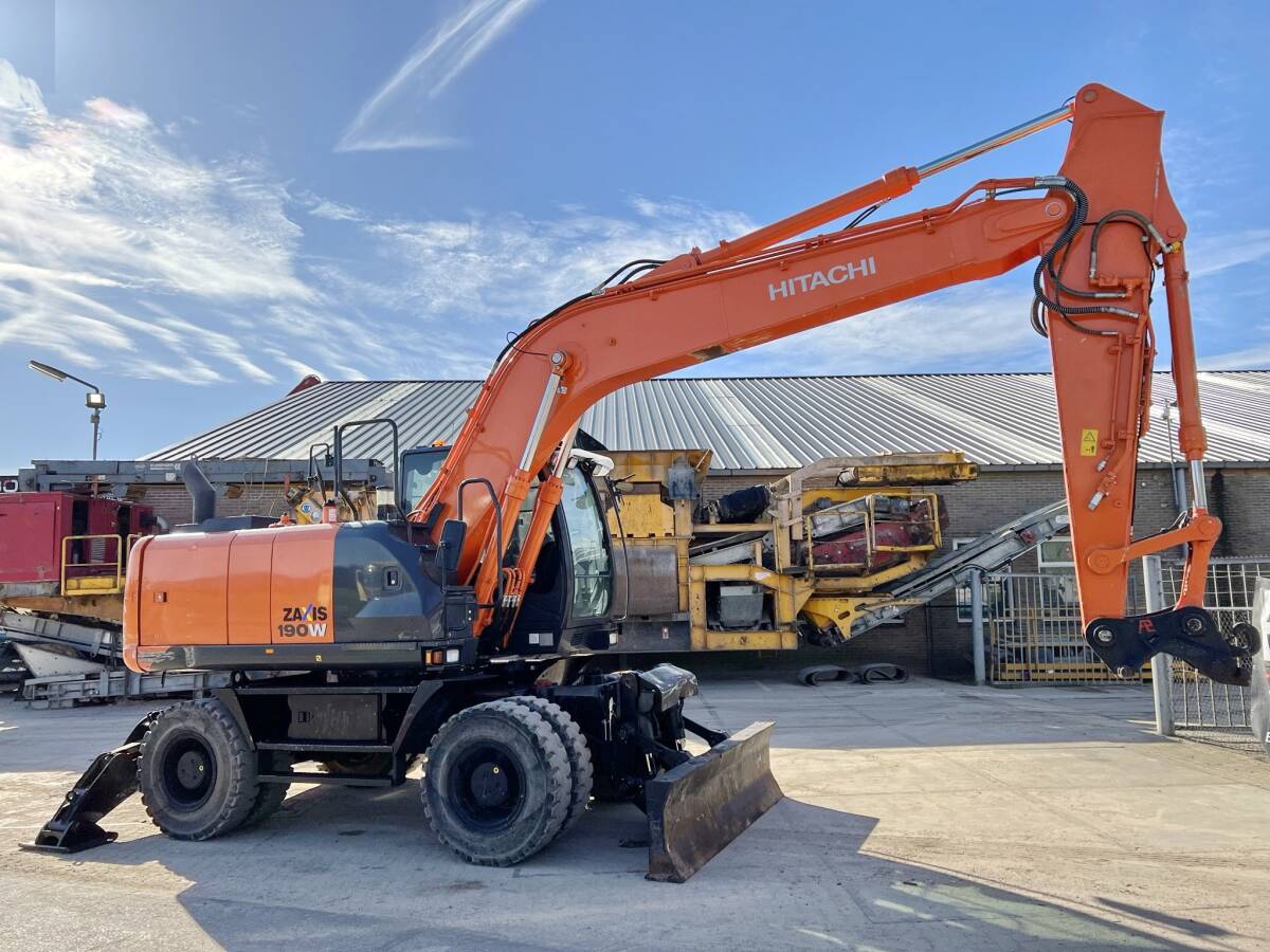 Mobilbagger Hitachi ZX190W-5B (2016) – 19,2 t – 5.054 Betriebsstunden
