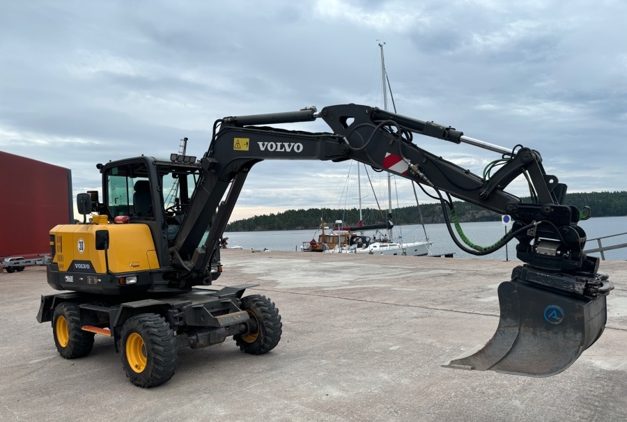 Mobilbagger Volvo EW60E (2017) – 5,9 t – 3.635 Betriebsstunden